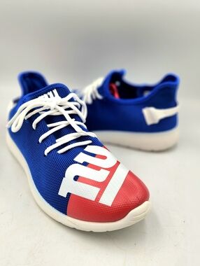 FOCO NY Giants Colorblock Big Logo Sneakers Mens 9 Lowtop Mesh Lightweight Shoe